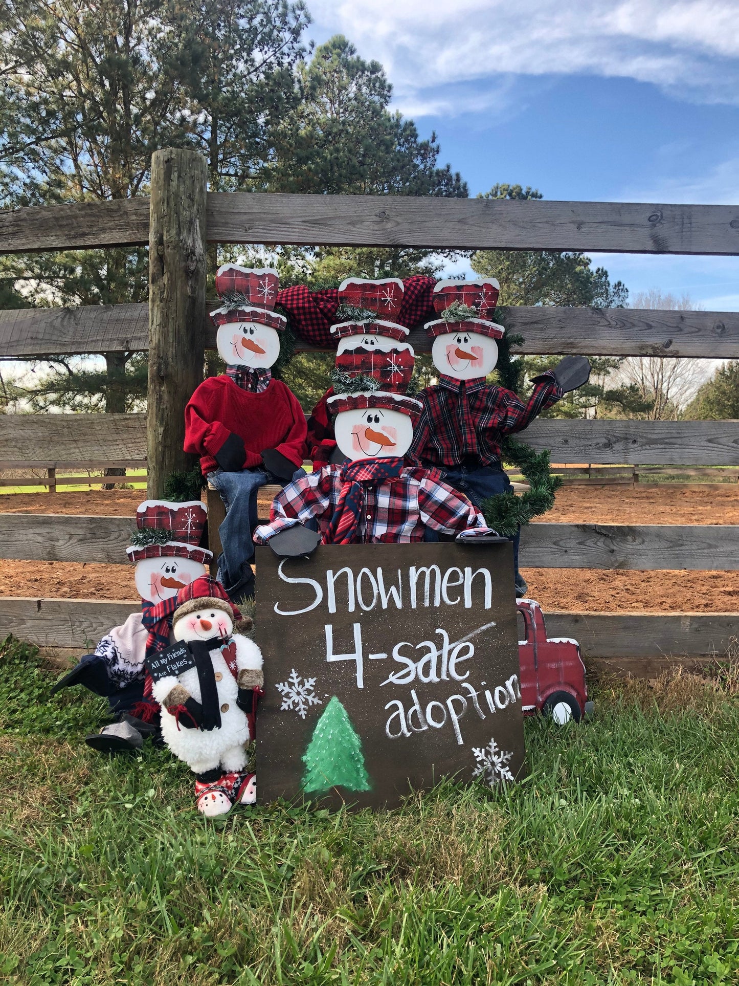 Sitting Snowman Wooden Winter Porch Sitter Home Decor Decorating Outdoor Christmas Porch Decor Christmas Decor