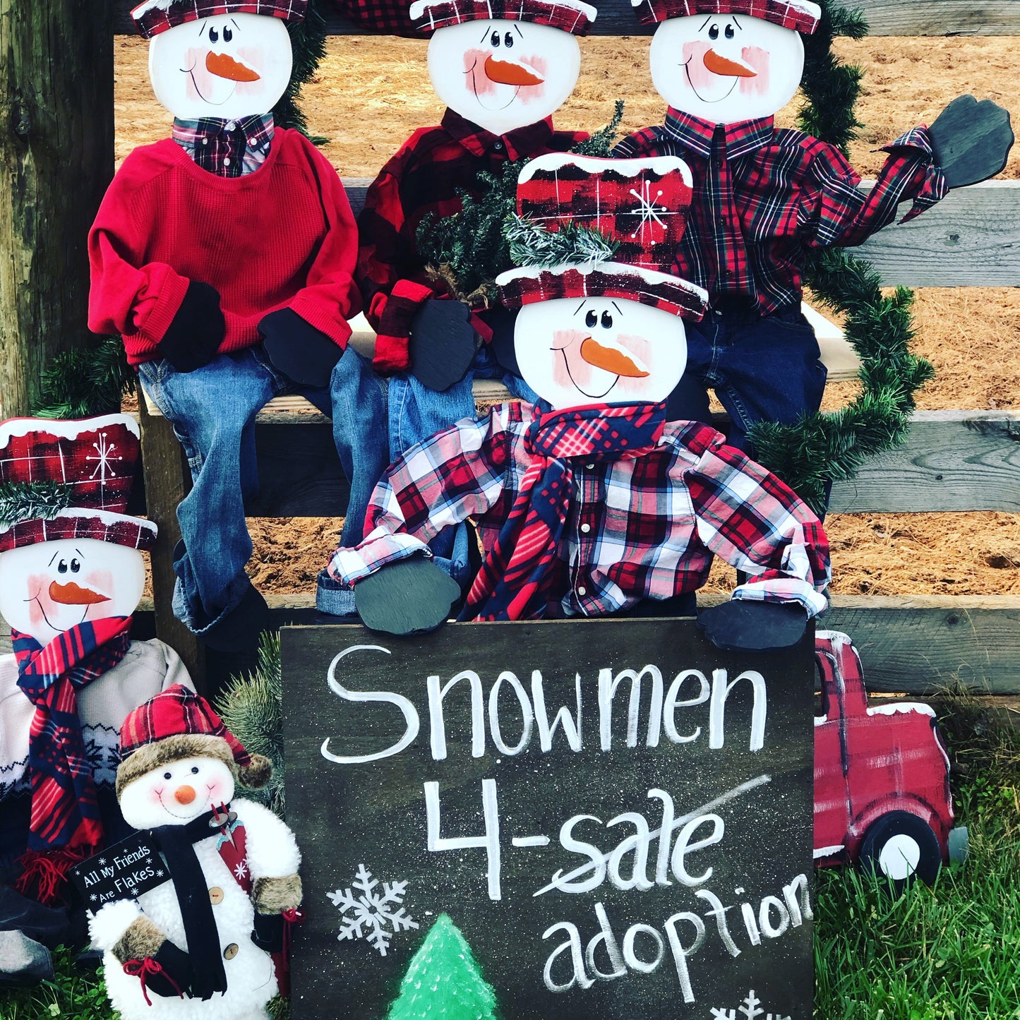 Sitting Snowman Wooden Winter Porch Sitter Home Decor Decorating Outdoor Christmas Porch Decor Christmas Decor