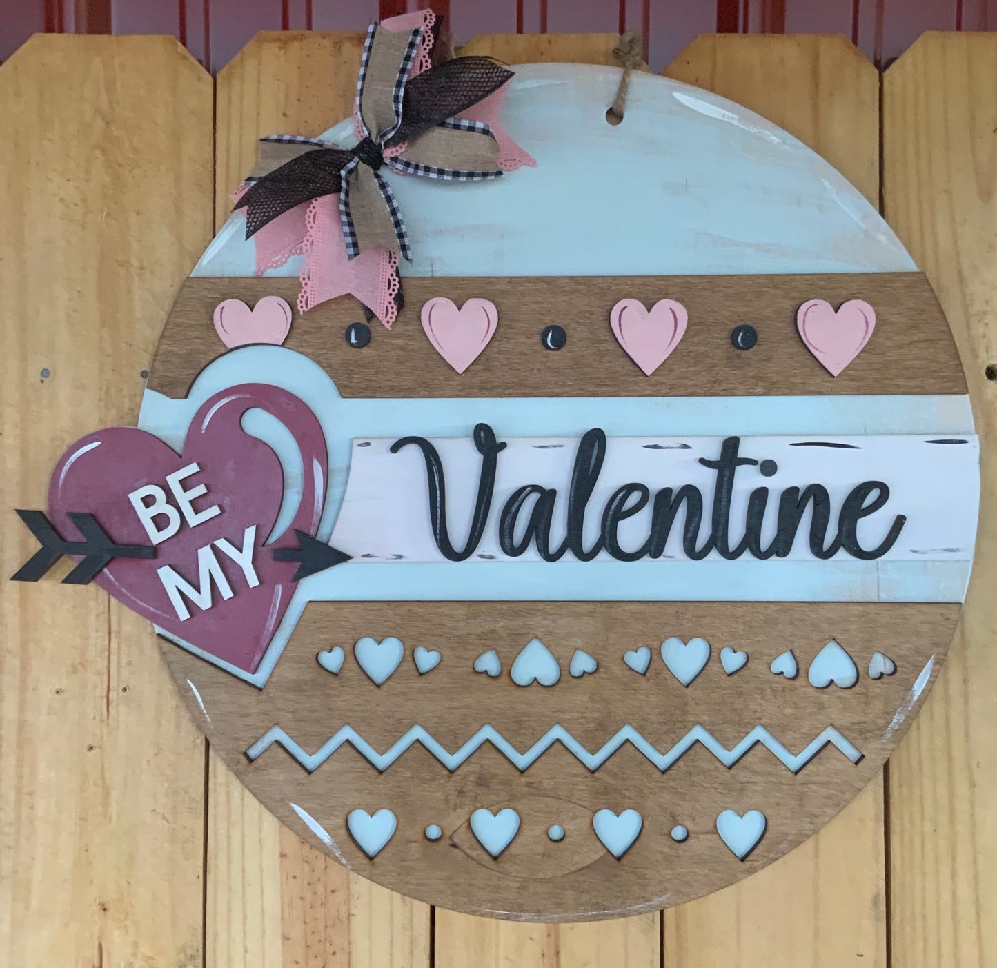 Be My Valentine Doorhanger