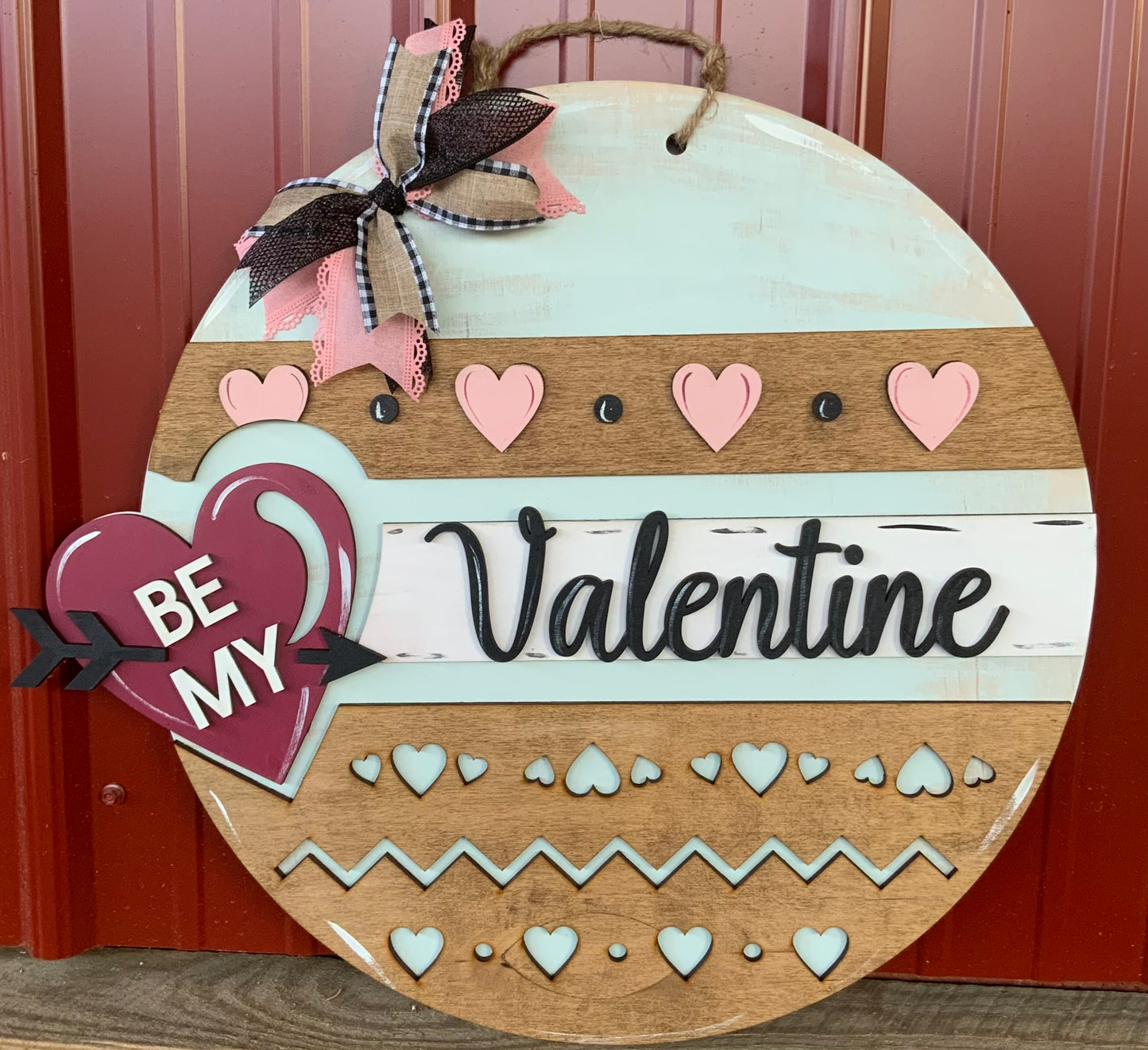 Be My Valentine Doorhanger