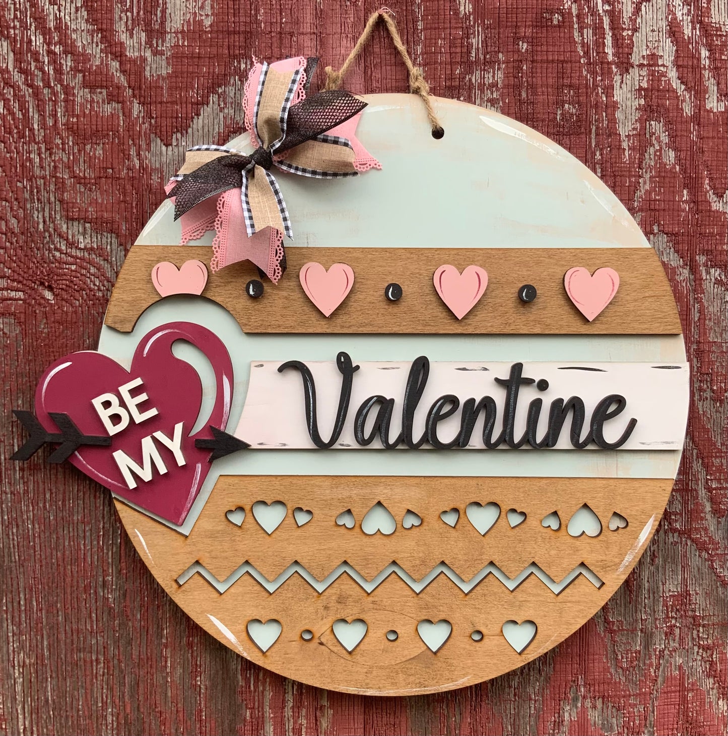 Be My Valentine Doorhanger